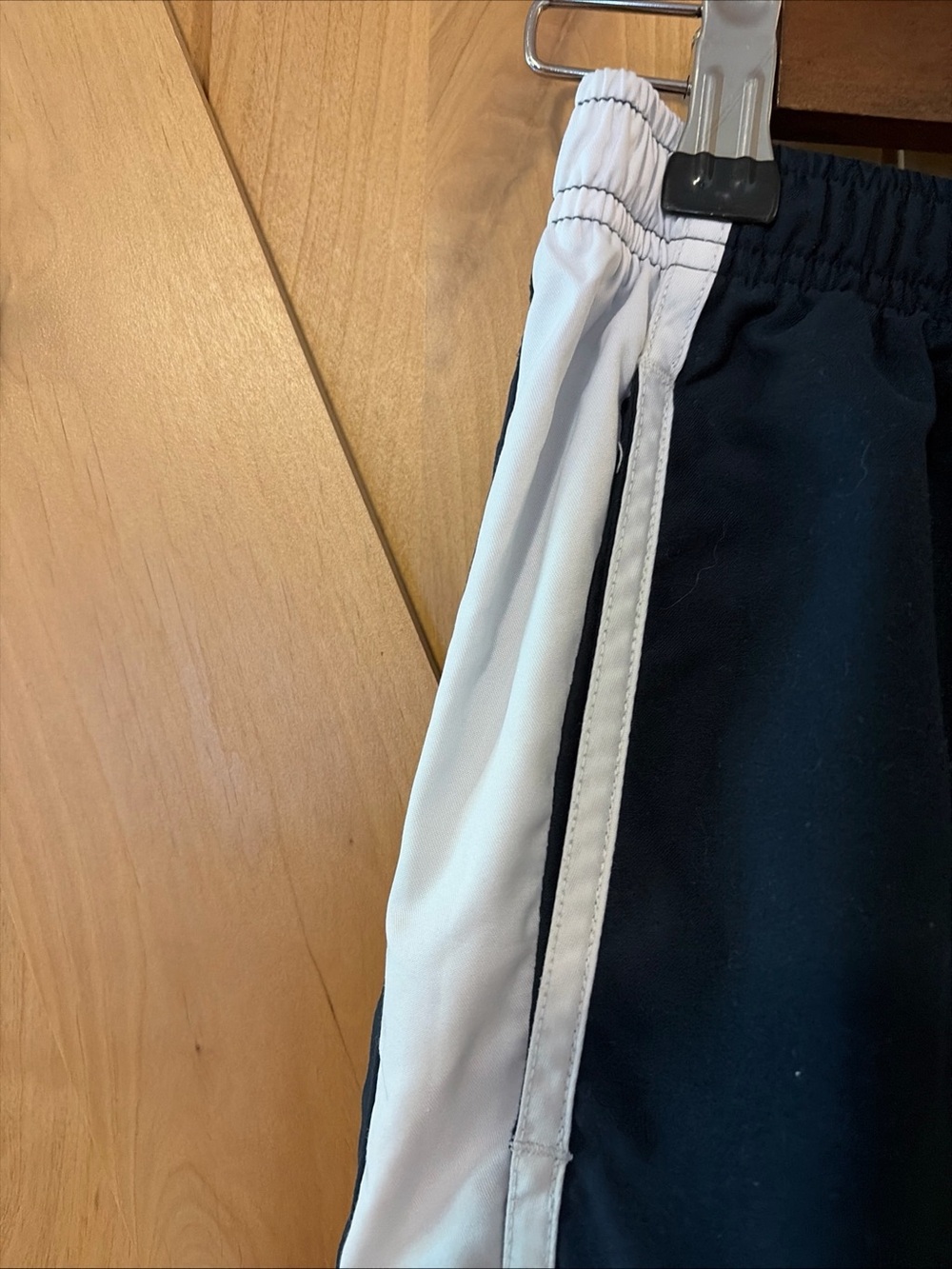 Vintage Nike Track Pants Youth M 8/10 Swoosh Y2K Windbreaker - Picture 2 of 7